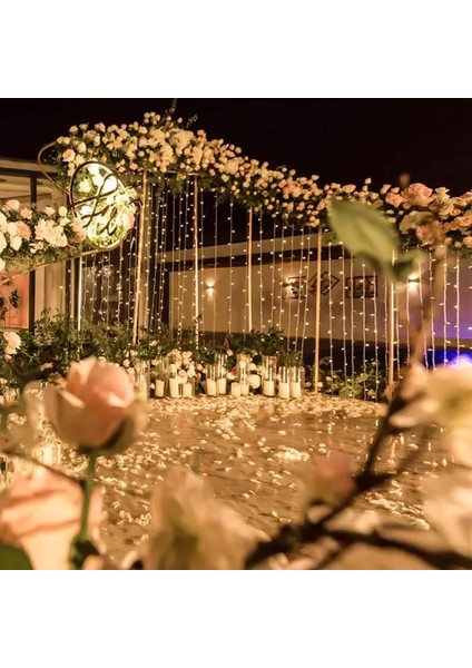 LED Işık Perdesi, Işık Net 6X3M 600 Led, IP44 Su Geçirmez Alçak Gerilim 31V, 8 Modlu Perde Peri Işıkları Iç Mekan, Noel, Çocuk Odası, Dış Mekan, Parti, Düğün Vb. (Yurt Dışından) fırsatları