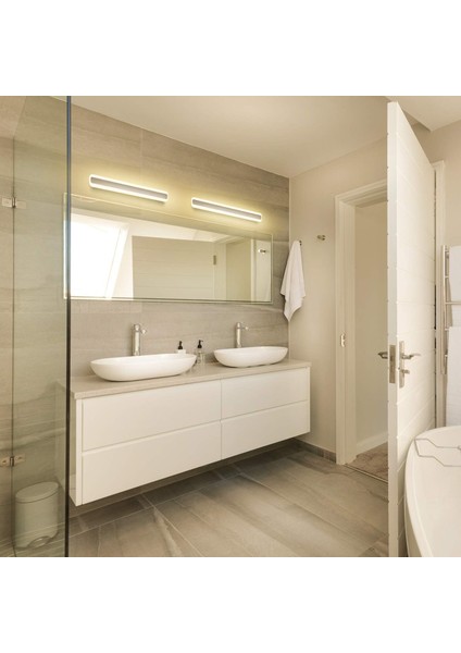 14W Ayna Lambası Banyo Duvar Lambası Sıcak Beyaz 3000K LED 900LM Modern Kapalı Banyo Lambası Banyo Aydınlatma 40CM (Yurt Dışından) indirimleri