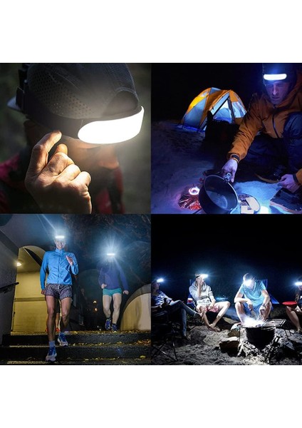 LED Far, USB Şarj Edilebilir Cob Far, 1500 Lümen, 220° Ayarlanabilir Geniş Kafa Feneri (Yurt Dışından) indirimleri