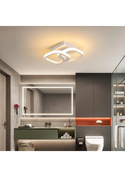 Gdrhvfd |led Tavan Lambası, Modern Tavan Lambası 24W 2520LM, Akrilik Tavan Lambası, Sıcak Beyaz 3000K, Uzunluk 24*genişlik 24 cm (Yurt Dışından) fiyatları