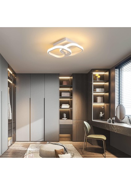 Gdrhvfd |led Tavan Lambası, Modern Tavan Lambası 24W 2520LM, Akrilik Tavan Lambası, Sıcak Beyaz 3000K, Uzunluk 24*genişlik 24 cm (Yurt Dışından) indirimleri