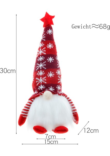 Isovnus Noel Dekorasyon Gnome, Led'li 30 cm Yüksek, Isveç Noel Baba Noel Baba Tomte Gnome, Çocuklar Için Iskandinav Gnome Hediyeleri, Aile, Noel Arkadaşları, 2'li Paket (Yurt Dışından) fiyatları