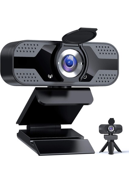 Kamera 1080P Full Hd Web Kamerası, Tripodlu USB Web Kamerası, Masaüstü ve Kucak Için Pc Web Kamerası (Yurt Dışından)