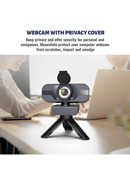 Kamera 1080P Full Hd Web Kamerası, Tripodlu USB Web Kamerası, Masaüstü ve Kucak Için Pc Web Kamerası (Yurt Dışından) fiyatları
