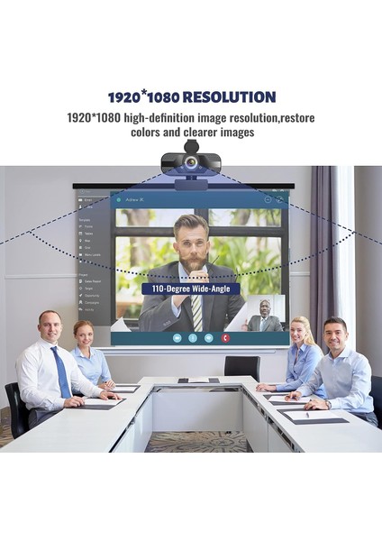 Kamera 1080P Full Hd Web Kamerası, Tripodlu USB Web Kamerası, Masaüstü ve Kucak Için Pc Web Kamerası (Yurt Dışından) fırsatları