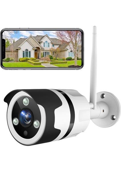 Kamera Dış Mekan Wifi Güvenlik Kamerası Na ile 1080P Güvenlik Kameraları (Yurt Dışından)