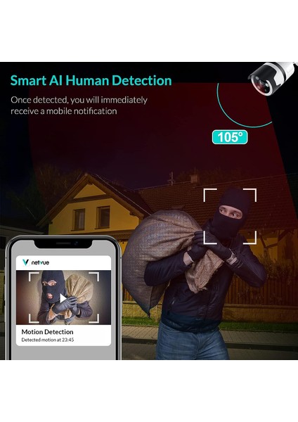 Kamera Dış Mekan Wifi Güvenlik Kamerası Na ile 1080P Güvenlik Kameraları (Yurt Dışından) fiyatları