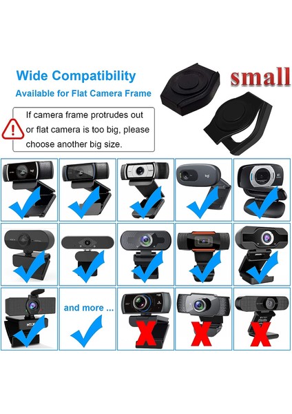 Kamera 2 Parça Web Kamerası Koruyucu Kapak, Ultra Ince Web Kamerası Lensi Koruyucu Kapak W (Yurt Dışından) fırsatları