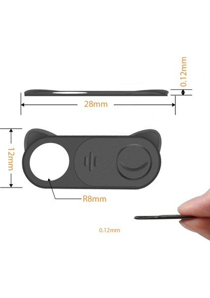 Dizüstü Bilgisayar Web Kamerası Bloğu Için Kamera Web Kamerası Kapağı Kaydırıcı Kamera Kapağı (Yurt Dışından) modelleri