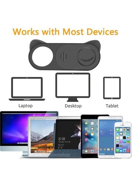 Dizüstü Bilgisayar Web Kamerası Bloğu Için Kamera Web Kamerası Kapağı Kaydırıcı Kamera Kapağı (Yurt Dışından) fırsatları