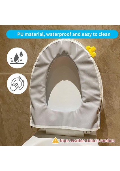 3 Adet Klozet Kapağı, Saplı Klozet Koruyucu, Yıkanabilir Evrensel Klozet Minderi Sıcak Yumuşak (Yurt Dışından) fırsatları