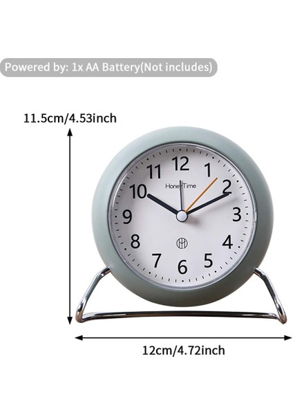 Analog Çalar Saat, Süper Sessiz, Geçişsiz Küçük Yuvarlak Saat, Yumuşak Gece Işıklı, Yatak Odası, Mutfak, Pille Çalışan, Gece Işıklı Sessiz (Yurt Dışından) fiyatları