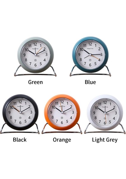 Analog Çalar Saat, Süper Sessiz, Geçişsiz Küçük Yuvarlak Saat, Yumuşak Gece Işıklı, Yatak Odası, Mutfak, Pille Çalışan, Gece Işıklı Sessiz (Yurt Dışından) indirimleri