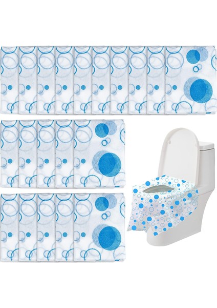 20 Adet Tek Kullanımlık Tuvalet Koruması Çocuklar Veya Umumi Tuvaletler Için Klozet Kapakları 65*60CM (Yurt Dışından)