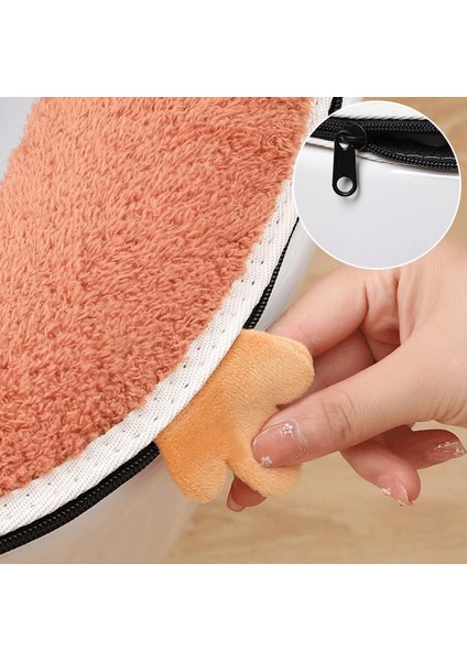 2 Adet Klozet Kapağı, Fermuarlı Evrensel Klozet Kapağı Yıkanabilir Klozet Kapağı Klozet Kapağı Kumaşı, Klozet Kapağı Minderleri (Yurt Dışından) fiyatları