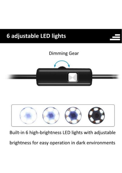 Kamera Endoskop 3'ü 1 Arada Usb/mikro Usb/tip-C Megapiksel Hd Endoskop Su Geçirmez Yarı Statik (Yurt Dışından) fırsatları