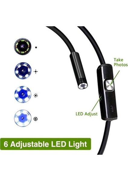 Endoskop 3'ü 1 Arada Usb/mikro Usb/tip C Megapiksel Hd Endoskop Android Telefon/windows/macbook Os Bilgisayar Için Su Geçirmez Yarı Sert Kablo Yılan Kamera (Yurt Dışından) indirimleri