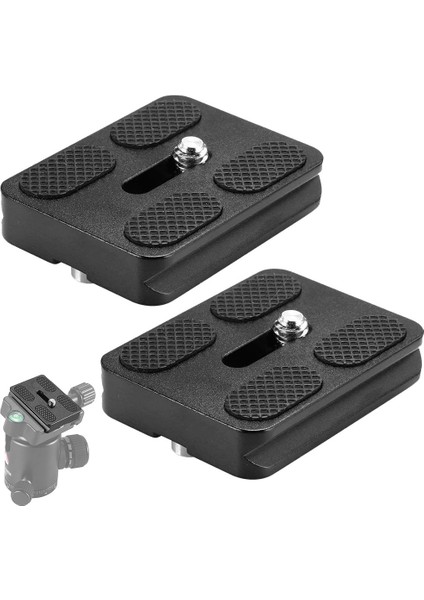 Hızlı Çıkarma Plakası 2'li Adaptör Paketi Hızlı Çıkarma Plakası Kamera Tripod Hızlı Çıkarma Plakası, 1/4" Kamera Vidası ile Gimbal Kamera Hızlı Çıkarma Plakası ile Uyumlu (Yurt Dışından)