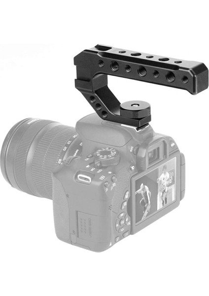 Evrensel Kamera Tutacağı, Çoklu 1/4'' ve 3/8'' Dişli Delikli ve Soğuk Ayakkabı Montajlı Kamera Tutacağı Harici Monitörler, Mikrofonlar Vb. Kurmak Için Uygundur. (Yurt Dışından) fiyatları