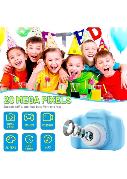 Çocuk Kamera Hd Dijital Çift Kamera Video Kamera Çocuk Selfie Video Kayıt Kamerası Hd Çizgi Film Video Çocuk Dijital Kamera Küçük Slr Çift Kamera Mini Oyuncak Kamera (Yurt Dışından) fiyatları