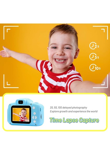 Çocuk Kamera Hd Dijital Çift Kamera Video Kamera Çocuk Selfie Video Kayıt Kamerası Hd Çizgi Film Video Çocuk Dijital Kamera Küçük Slr Çift Kamera Mini Oyuncak Kamera (Yurt Dışından) fırsatları