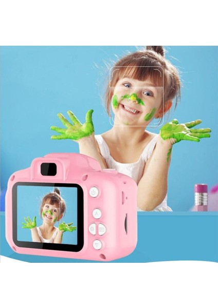 Çocuk Kamerası, Dijital Kamera Selfie Kamerası Çocuk Kamera Oyunu Çok Işlevli, 2,0 Inç Ekran, 1080P Hd, 32GB Sd Kart Ile, 4-10 Yaş Erkek ve Kız Çocuklar Için Oyuncak Hediye (Yurt Dışından) indirimleri