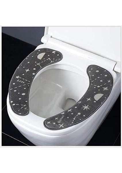 1 Çift Klozet Kapağı, Klozet Kapağı, Klozet Kapağı, Çoklu Yıkanabilir Klozet Kapağı (Siyah) (Yurt Dışından) fiyatları