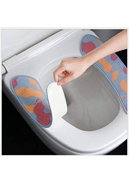 1 Çift Klozet Kapağı, Klozet Kapağı, Klozet Kapağı, Çoklu Yıkanabilir Klozet Kapağı (Siyah) (Yurt Dışından) fırsatları