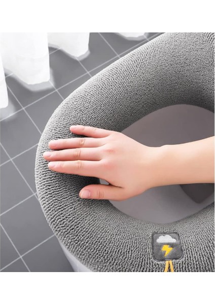 1 Adet Klozet Kapağı Sıcak Kumaş Koruma, Klozet Kapağı Için Klozet Kapağı, Universal Klozet Kapağı Için Yıkanabilir Klozet Kapakları (Gri) (Yurt Dışından) modelleri