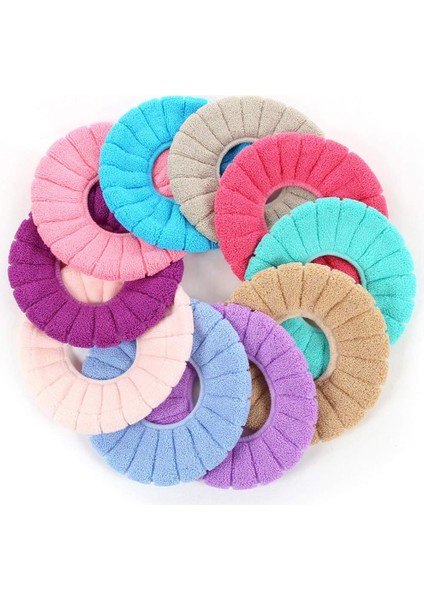 2 Adet Klozet Kapağı Sıcak Bez Genişletilebilir Kapak Yıkanabilir Koruma Kapağı Klozet Kapağı Için Evrensel Boyut (Rastgele Renk) (Yurt Dışından)