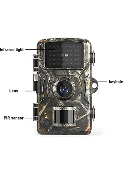 Benkeg Avcılık Kamerası - 12MP 1080P Yaban Hayatı Trail ve Oyun Kamerası Hareketle Aktifleştirilen Güvenlik Kamerası IP66 Su Geçirmez Dış Mekan Kızılötesi (Yurt Dışından) modelleri