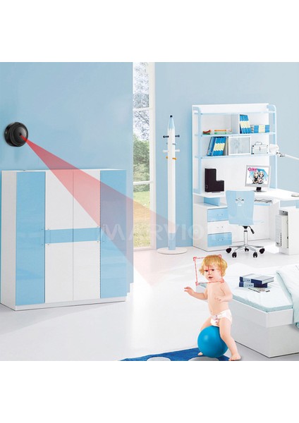 Kamera Kordon Tasarımlı Mini Wi-Fi Kamera, 1080P, Gece Görüşü, Hareket Algılama, Küçük (Yurt Dışından)