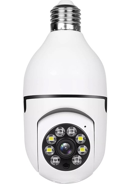 Kablosuz Wifi Ampul Kamera Güvenlik Kamerası 1080P Wifi Akıllı 360 Iç ve Dış Mekan Gözetim Kamerası (Yurt Dışından)
