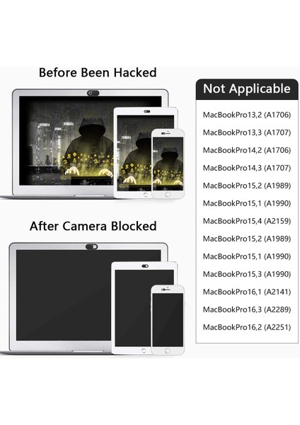6'lı Kamera Seti Web Kamerası Kapağı Kaydırıcı Kamera Kapağı Ultra Ince Web Kamerası Kapağı (Yurt Dışından) fırsatları