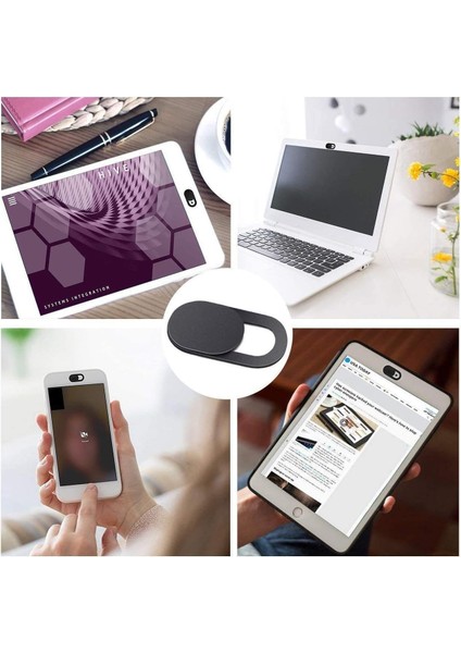 6'lı Kamera Seti Web Kamerası Kapağı Kaydırıcı Kamera Kapağı Ultra Ince Web Kamerası Kapağı (Yurt Dışından) indirimleri