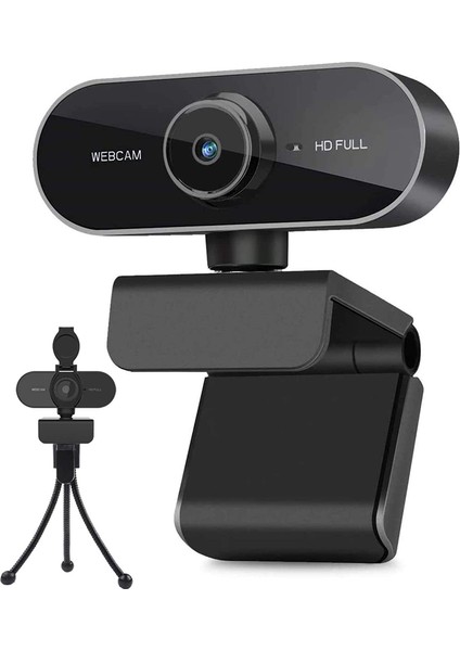 Kamera Web Kamerası Mikrofonlu 1080P Kamera Pc Dizüstü Masaüstü USB Bilgisayar Kamerası Için (Yurt Dışından)