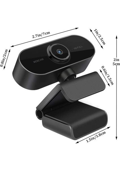 Kamera Web Kamerası Mikrofonlu 1080P Kamera Pc Dizüstü Masaüstü USB Bilgisayar Kamerası Için (Yurt Dışından) indirimleri