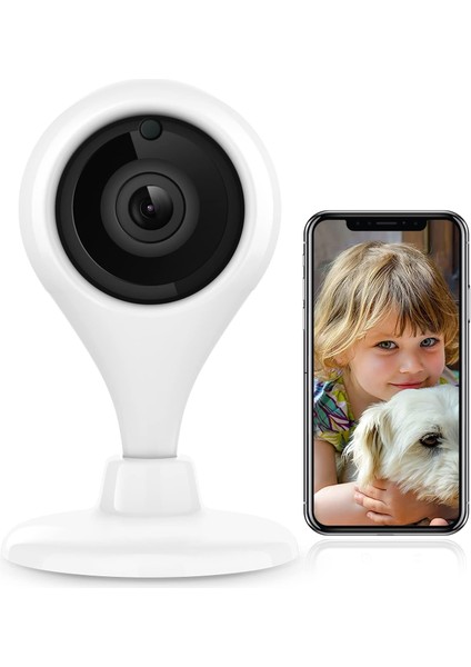 Kamera Iç Mekan Güvenlik Kamerası Akıllı Evcil Hayvan Kamerası 1080P Fhd (Yurt Dışından)