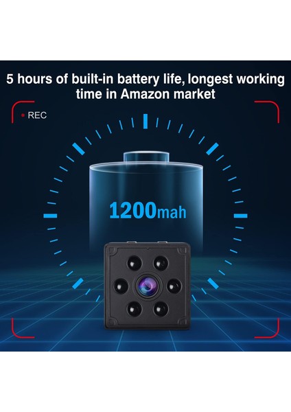 Kamera 1080P Mini Full Hd Wifi Kamera, Gece Görüşlü Taşınabilir Küçük Hd Dadı Kamerası (Yurt Dışından) modelleri