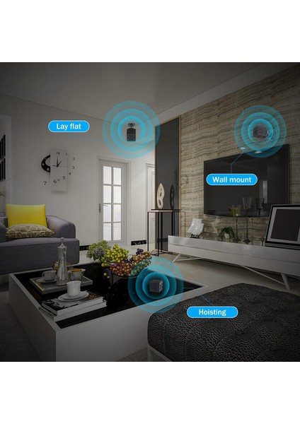 Kamera 1080P Mini Full Hd Wifi Kamera, Gece Görüşlü Taşınabilir Küçük Hd Dadı Kamerası (Yurt Dışından) fırsatları