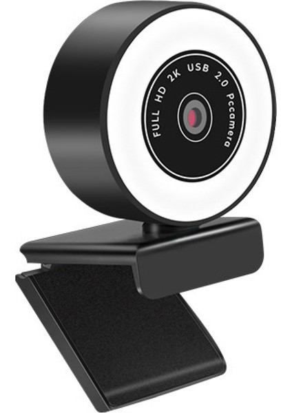 Kamera Angetube 60FPS 1080P Halka Işıklı Web Kamerası - 5x Dijital Yakınlaştırmalı Pc Kamerası (Yurt Dışından)