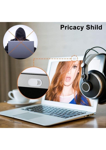 Kamera Ivoleri [6'lı Web Kamerası Kapağı Seti, Kaydırmalı Kamera Kılıfı, Ultra Ince We (Yurt Dışından) indirimleri