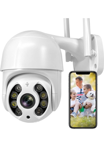 Kamera Dış Mekan Güvenlik Kamerası 1080P Wifi Ev Akıllı Gözetleme Ip (Yurt Dışından)