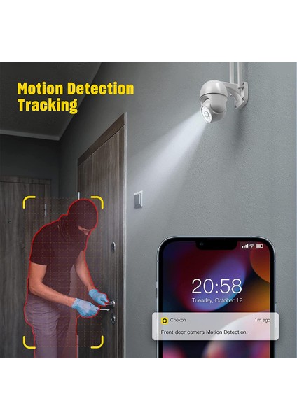 Güvenlik Kameraları Dış Mekan - Hareket Algılamalı Otomatik Takip Akıllı Uyarılarla Görüntüle (Yurt Dışından) modelleri