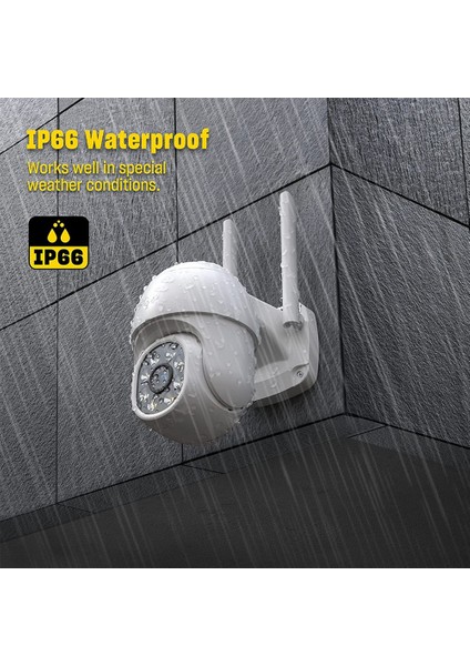Güvenlik Kameraları Dış Mekan - Hareket Algılamalı Otomatik Takip Akıllı Uyarılarla Görüntüle (Yurt Dışından) indirimleri