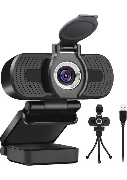 Kamera 1080P Full Hd Web Kamerası Bilgisayar Dizüstü Pc Mac Masaüstü Kamera Konferanslar ve (Yurt Dışından)