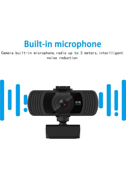 Kamera Web Kamerası, Mikrofonlu, Web Kamerası 1080P Full Hd, USB Sabit Odaklı Web Kamerası, Bilgisayar (Yurt Dışından) fırsatları