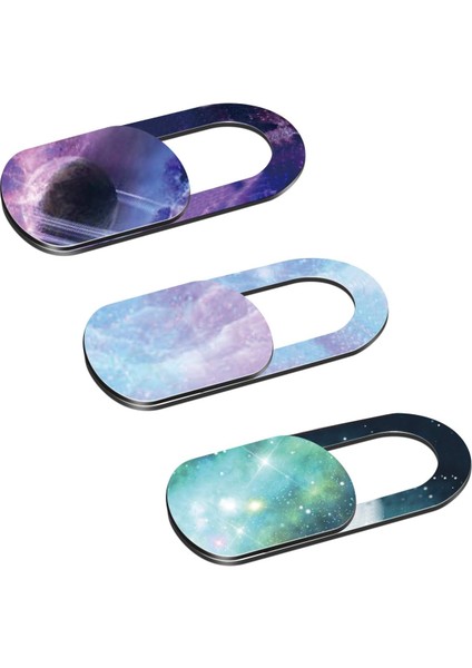 Kamera Web Kamerası Kapağı Web Mac Dizüstü Bilgisayar Kamera Kapağı Kaydırıcı [3'lü Paket] Ultra Ince (Yurt Dışından)