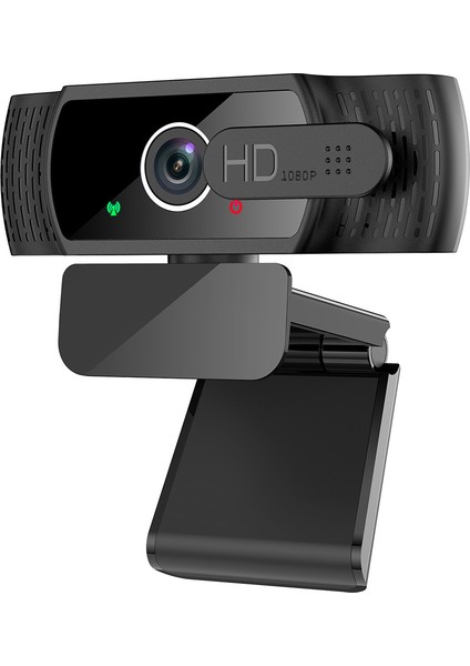 Kamera HD1080P Mikrofonlu Web Kamerası, Otomatik Işık Düzeltme, Ab'li USB Pc Web Kamerası (Yurt Dışından)