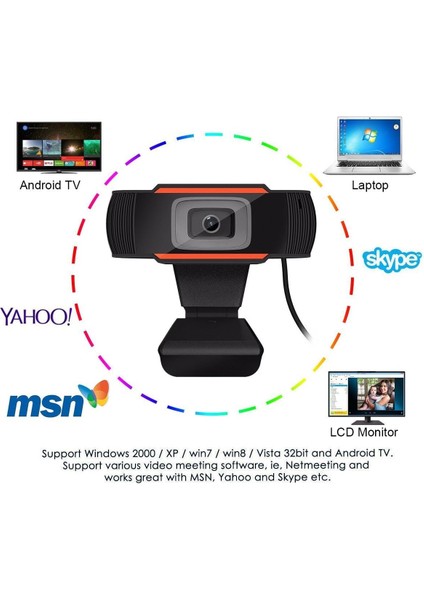 Kamera 1080P Otomatik Odaklama Oyun Web Kamerası, Gürültü Azaltma Mikrofonlu Hızlı Pc Web Kamerası (Yurt Dışından) fırsatları